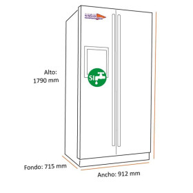 Lg GSI960PZAZ - Frigorífico Americano Door in Door 179x91cm Inox