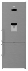 Beko *DISCONTINUADO* CNE520E31DZX - Frigorífico combinado inox con dispensador de agua A++
