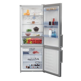 Beko RCNE520E31DZX - Frigorífico combinado inox con dispensador de agua A++