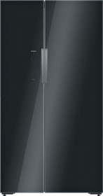 Siemens *DISCONTINUADO* KA92NLB35 - Frigorífico Americano NoFrost 176x91cm Cristal Negro