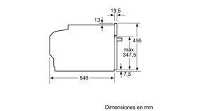 Siemens CB675GBS3 - Horno Compacto Multifunción Pirolítico A+ Negro