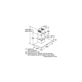 Siemens LC97BHM50 - Campana Decorativa Pared 90 Cm Clase B Inoxidable