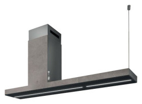 Elica HAIKU ISLAND CONCRETE/A/180 - Campana de isla 180cm Cemento