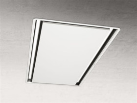 Elica PRF0147727 - Campana extractora Illusion H16 Vidrio blanco 100 x 50 cm