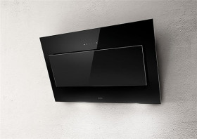 Elica PRF0079555B - Campana Elica Campana Vertigo Bl/F/120 Decorativa de Pared 120 Cm Negra