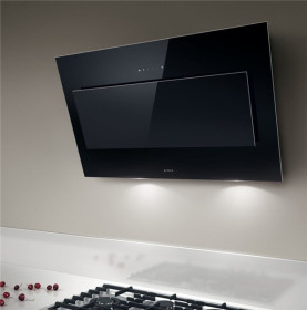 Elica PRF0079555B - Campana Elica Campana Vertigo Bl/F/120 Decorativa de Pared 120 Cm Negra