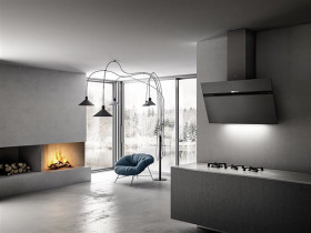 Elica PRF0147738 - Campana decorativa 90 cm Clase B efecto hierro fundido