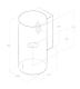 Elica PRF0080075A - Campana Tube PRO en acero inoxidable 43 cm Aspirante