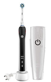 Oral B PRO 2500 CROSS ACTION - Cepillo dental eléctrico pack regalo Color negro