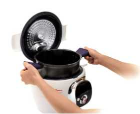 Moulinex CE704110 - Robot de Cocina 6L 1200W 2 a 6 Raciones Blanco