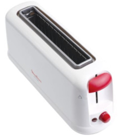 Moulinex LS160111 - Tostador Ranura Larga 1000 W Blanco