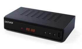 Denver DTB137H - Sintonizador TDT Estándares DVB-T2 MPEG H.265 DVB-T