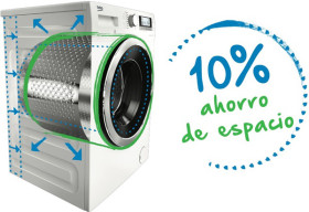 Beko WMP10744XA - Lavadora Motor ProSmart Inverter 10 kg A+++-10% 1.400 rpm Aquawave