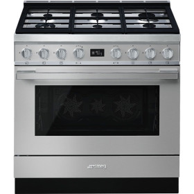 Smeg CPF9GMX - Cocina Línea Portofino 90cm Clase A+ Acero Inoxidable