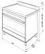 Smeg BG91X9 - Cocina Línea Clásica 90cm Clase A Inox