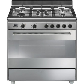Smeg *DISCONTINUADO* BG91X9 - Cocina Línea Clásica 90cm Clase A Inox