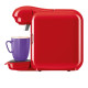 Bosch TAS1403 - Cafetera Tassimo Vivy 2 Rojo Más de 40 Bebidas