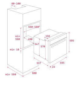 Teka 41560144 - Horno Multifunción HSB 635 A+ Hydroclean® PRO automático