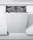 Whirlpool WSIC 3M17 - Lavavajillas integrable de 45cm para 10 cubiertos A+