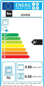 Teka 111000000 - Horno Ioven P Multifunción A+ Pirolítico Grill Acero inoxidable