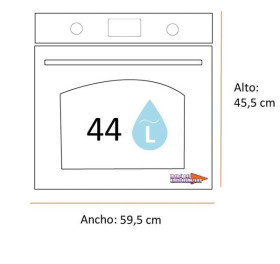 Teka MLC 844 - Microondas Compacto Integrado + Grill 45cm Cristal Blanco