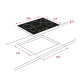 Teka 10210185 - Placa Inducción SPACE IRF 9430 5 Zonas Flex 90 cm