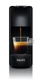 Krups XN1108PR5 - Cafetera Mini Nespresso Essenza en negro 19 bar