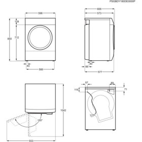 Zanussi ZDP7202PZ1 - Secadora de Condensación 7Kg 67dB Clase B Blanco