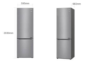 Lg GBB62PZGFN - Frigorífico Combi 203x59.5cm A+++ Total NoFrost Inox