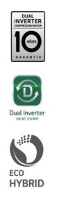 LG RC90U2EV2W - Secadora Bomba de Calor 9Kg DUAL Inverter A+++ Inox