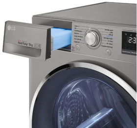 LG RC90U2EV2W - Secadora Bomba de Calor 9Kg DUAL Inverter A+++ Inox