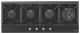 Edesa EGG-1240 TI TR CI N - Encimera de Gas Natural 4 Zonas Vidrio Negro
