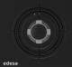 Edesa EGG-6040 TI N - Encimera de Gas Natural 4 Zonas Vidrio Negro