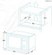 Edesa EMW-2010-IG XWH - Microondas integrable blanco con marco Gril 1000W