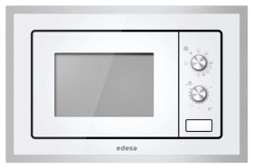 Edesa EMW-2010-IG XWH - Microondas integrable blanco con marco Gril 1000W