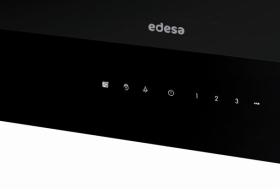 Edesa ECV-9832 GBK - Campana vertical Inox + Negro con ancho de 90cm