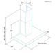 Edesa ECB-9611 X - Campana Decorativa de 90 cm Acero Inox