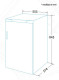 Edesa EZS-0811 WH - Congelador Table Top para encimera de 85cm A+