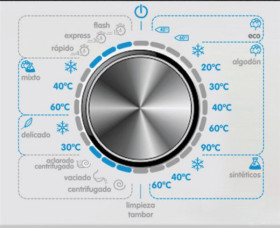 Edesa EWF-1270 WH - Lavadora 7Kg A++ 1200 rpm 23 programas Blanco