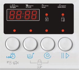 Edesa EWF-1270 WH - Lavadora 7Kg A++ 1200 rpm 23 programas Blanco