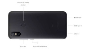 Xiaomi Mi A2 - Cámara Dual 12/20 Mpx 5.99" Android One 6+128Gb Negro