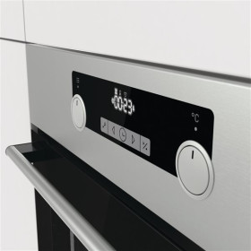 Hisense BI5221PX - Horno multifunción de 63L en inox Clase A Pirolítico