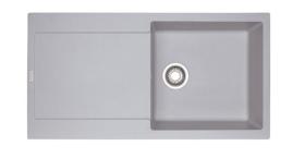 Franke 1140501844 - Fregadero Maris MRG 611 L  Reversible  1 Cubeta Aluminio