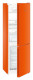 Liebherr CNno 4313 - Frigorífico Combi 186x60cm NoFrost ColourLine Naranja