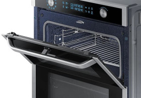 Samsung NV75N7677RS/EC - Horno Dual Cook Flex Negro A+ Pirolítico Wifi