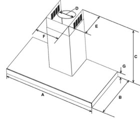 Samsung NK36M5060SS/UR - Campana decorativa inox de 90cm Touch Control Clase B
