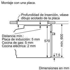Balay 3HB5000N1 - Horno Multifunción Clase A Serie Cristal Negro