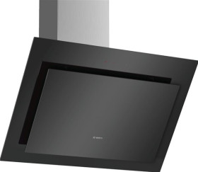 Bosch DWK87CM60 - Campana inclinada de pared 80cm Cristal Negro Serie 4