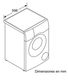 Siemens WD4HU540ES - Lavasecadora 10/6kg Clase A Blanco