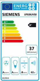 Siemens LF91BUV50 - Campana isla Ancho 90 cm Box Slim Premium